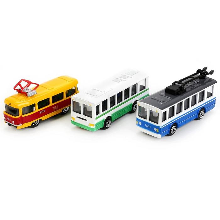 Игровой набор «Городской транспортный парк», масштаб 1:72