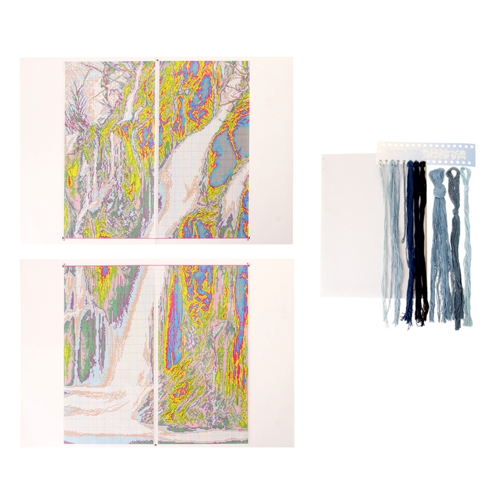 Набор для вышивания крестом "Водопад"