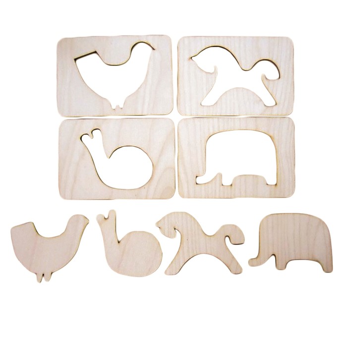 Набор трафаретов для творчества "Живой мир"