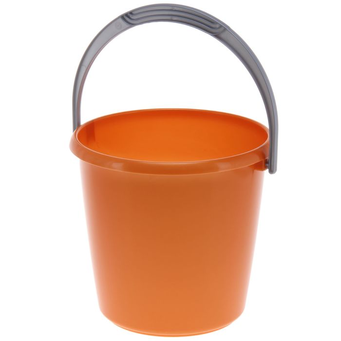 Ведро 5 л "Соло", цвет оранжевый перламутр