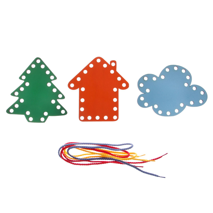 Игра-шнурочки "Домик в лесу"