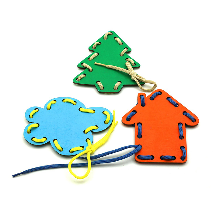 Игра-шнурочки "Домик в лесу"