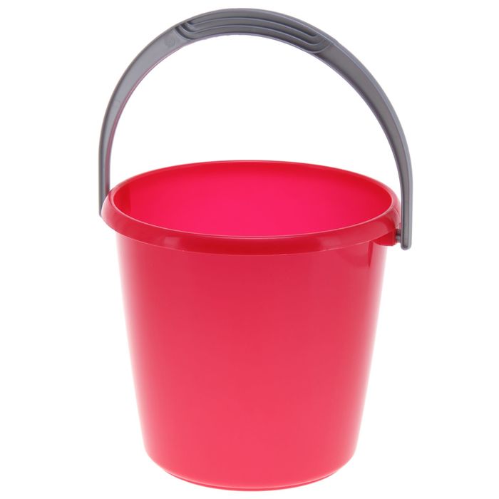 Ведро 7 л "Соло", цвет красный перламутр