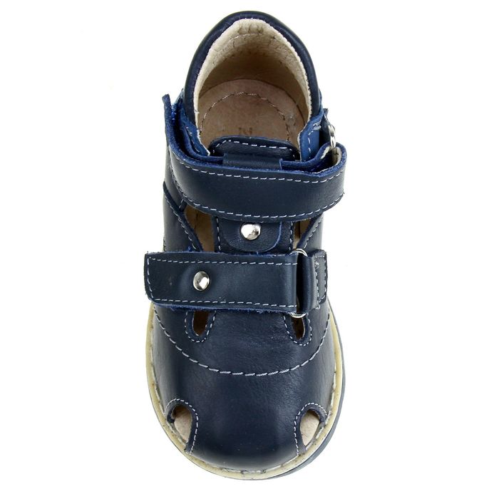 Туфли открытые малодетские Зебра, арт. 10459-5 (синий) (р. 20)
