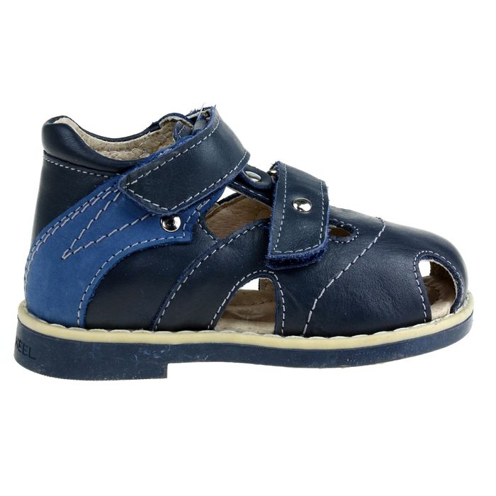 Туфли открытые малодетские Зебра, арт. 10459-5 (синий) (р. 21)