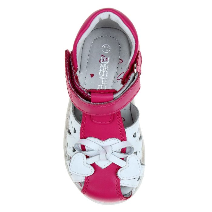 Туфли открытые малодетские Зебра, арт. 10562-22 (малиновый) (р. 22)