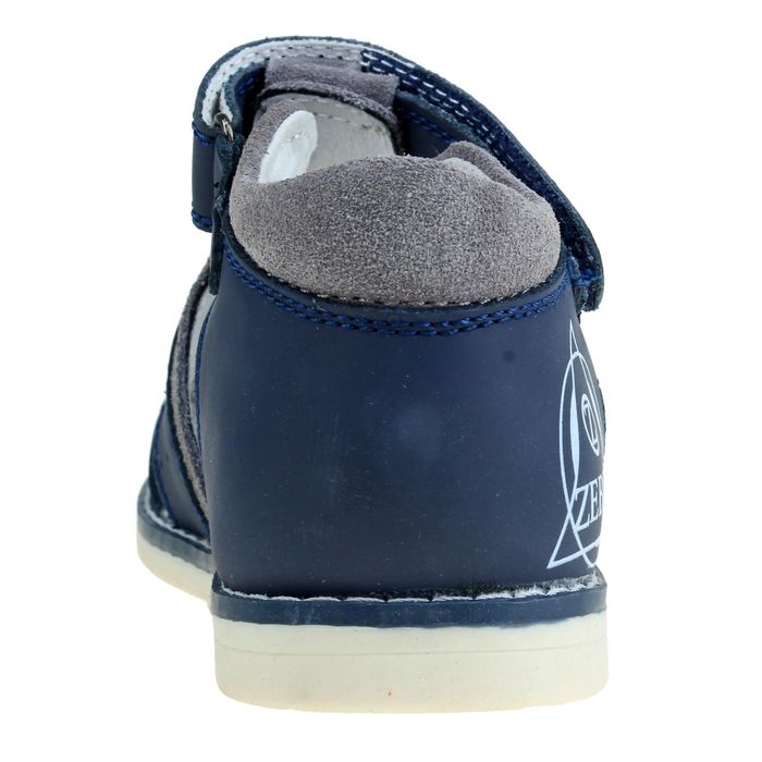 Туфли открытые малодетские Зебра, арт. 10576-5 (синий) (р. 21)