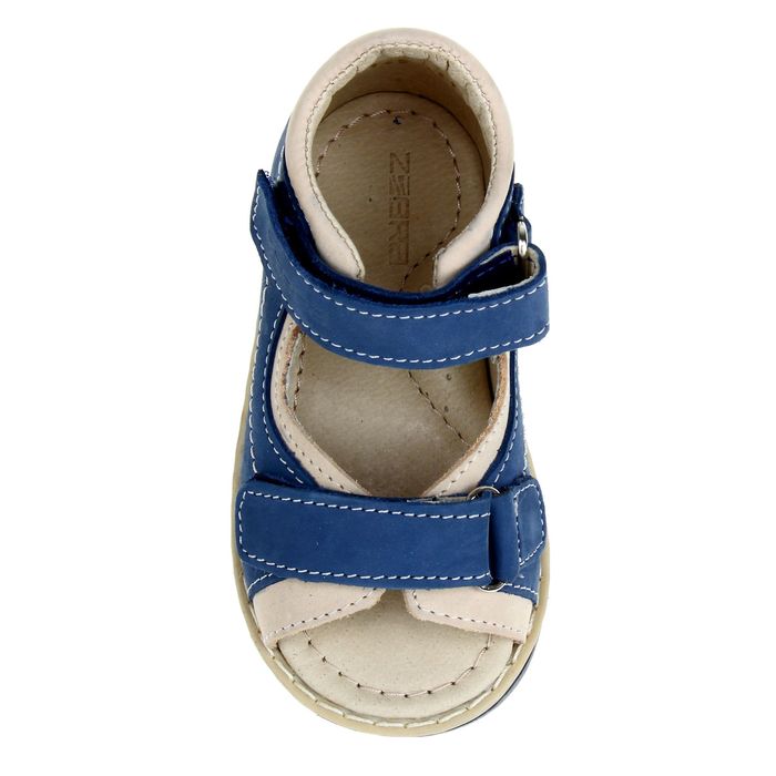 Туфли открытые малодетские Зебра, арт. 10468-5 (синий) (р. 22)