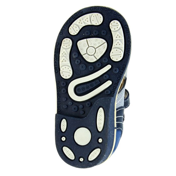 Туфли открытые малодетские Зебра, арт. 10442-10 (серый) (р. 20)