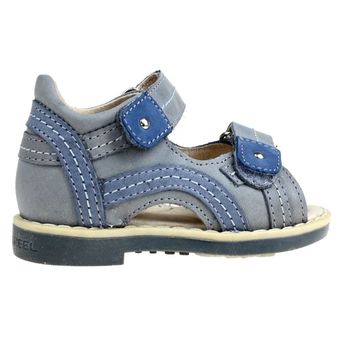 Туфли открытые малодетские Зебра, арт. 10451-10 (серый) (р. 21)