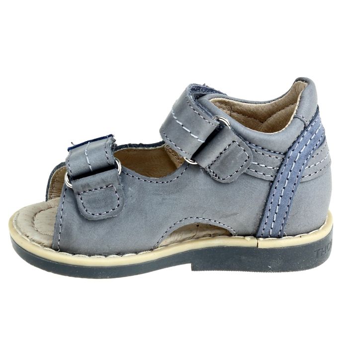 Туфли открытые малодетские Зебра, арт. 10451-10 (серый) (р. 21)