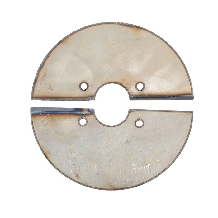 Бур садовый, шнековый, 2 ножа: d=150 мм, d=200 мм, длина 1 м, цвет МИКС