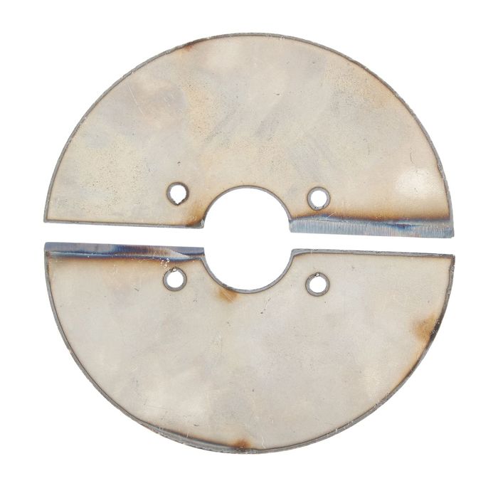 Бур садовый, шнековый, 2 ножа: d=150 мм, d=200 мм, длина 2 м, цвет МИКС