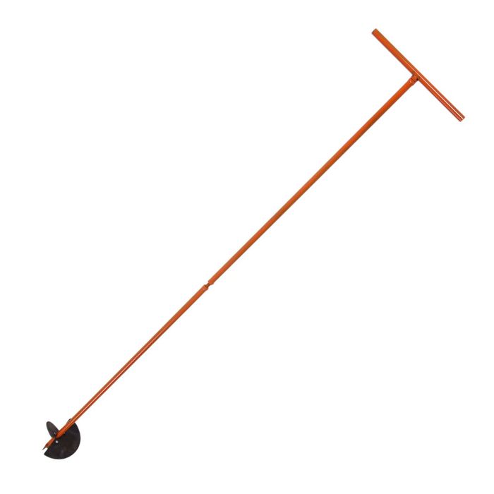 Бур садовый, шнековый, 2 ножа: d=150 мм, d=200 мм, длина 2 м, цвет МИКС