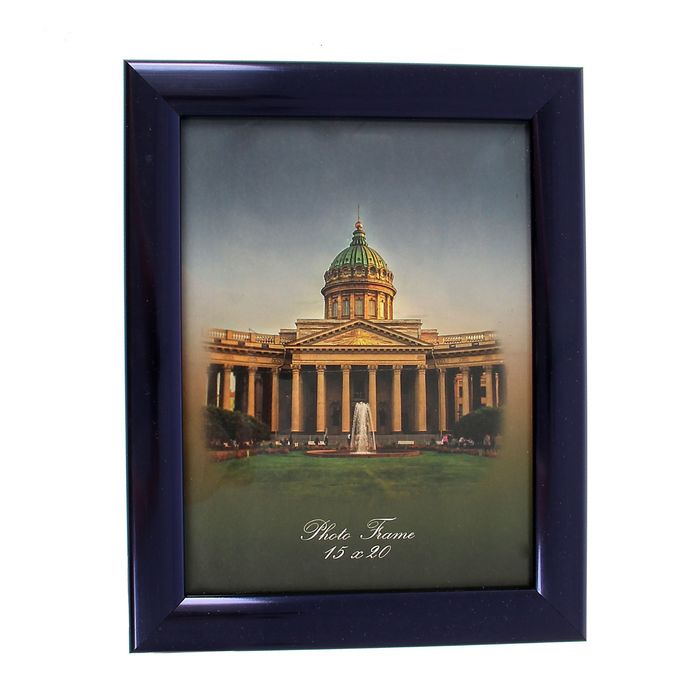 Фоторамка 15х20 см "Синий металлик"