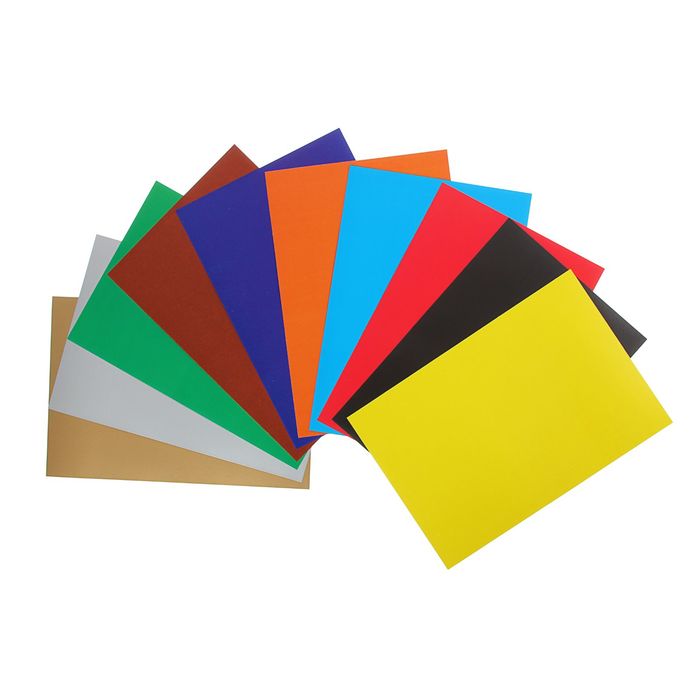 Картон цветной мелованный А4, 10 листов, 10 цветов "Гадкий Я"