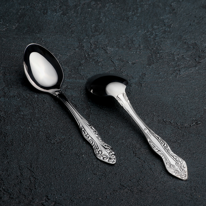 Ложка чайная 14 см "Славянка", толщина 1,5 мм