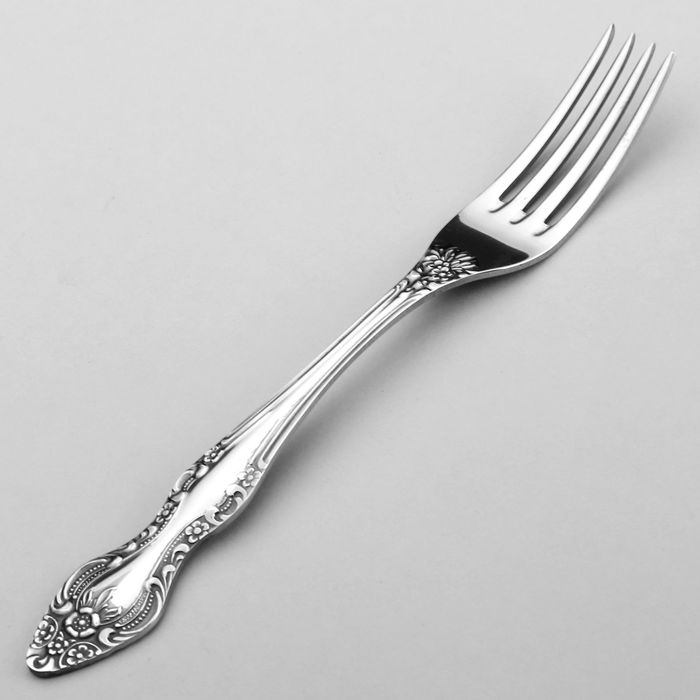 Вилка столовая 19,5 см "Тройка", толщина 2 мм, чернение