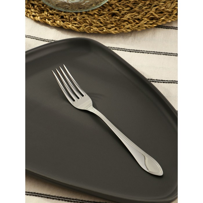 Вилка столовая 19,5 см "Волна", толщина 2 мм