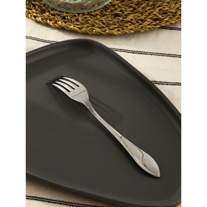 Вилка столовая 19,5 см "Волна", толщина 2 мм