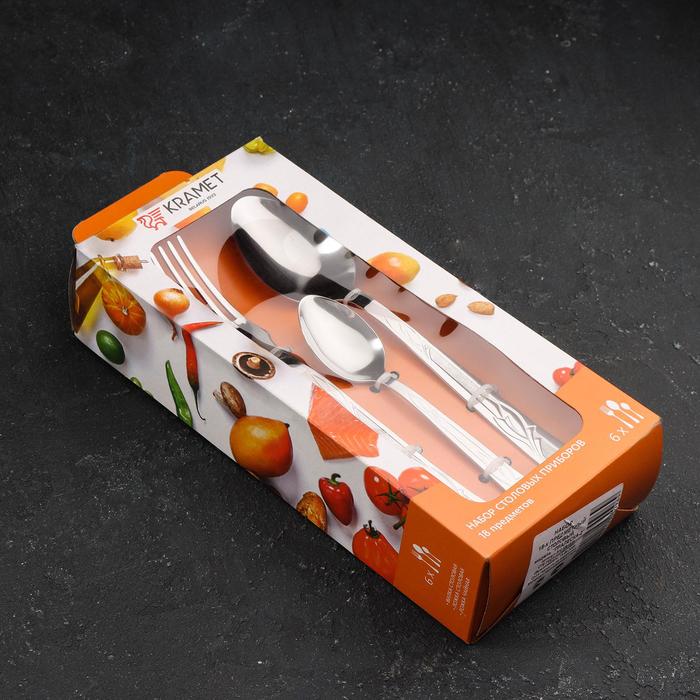 Набор столовый "Пралеска", 18 предметов