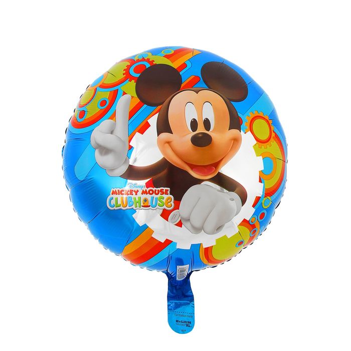 Шар фольгированный 18" "Клуб Микки Мауса", круг