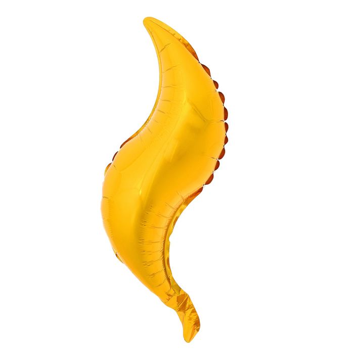 Шар фольгированный "Зигзаг" 28", металл, Gold