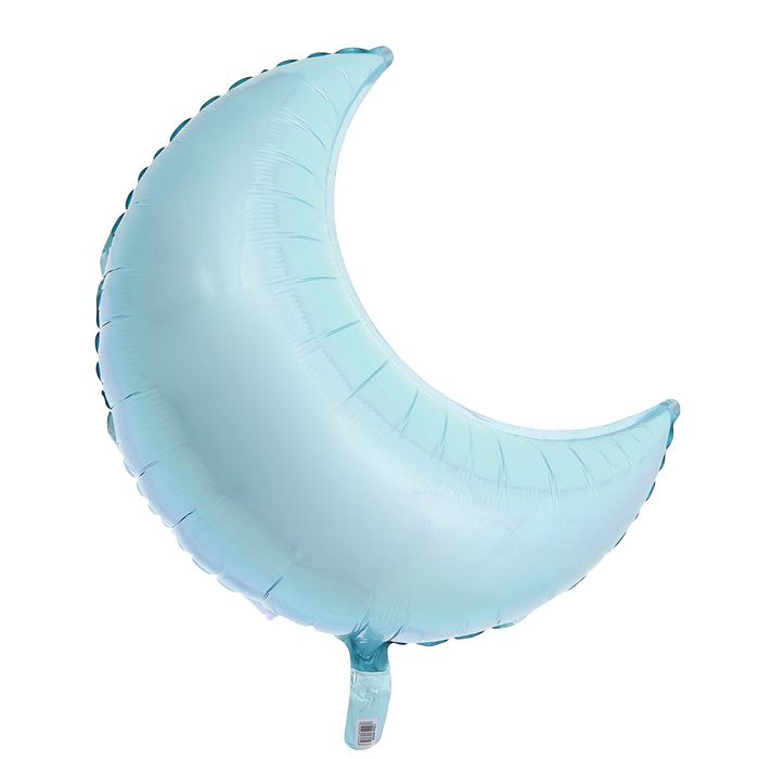 Шар фольгированный "Месяц", 35", пастель, Blue