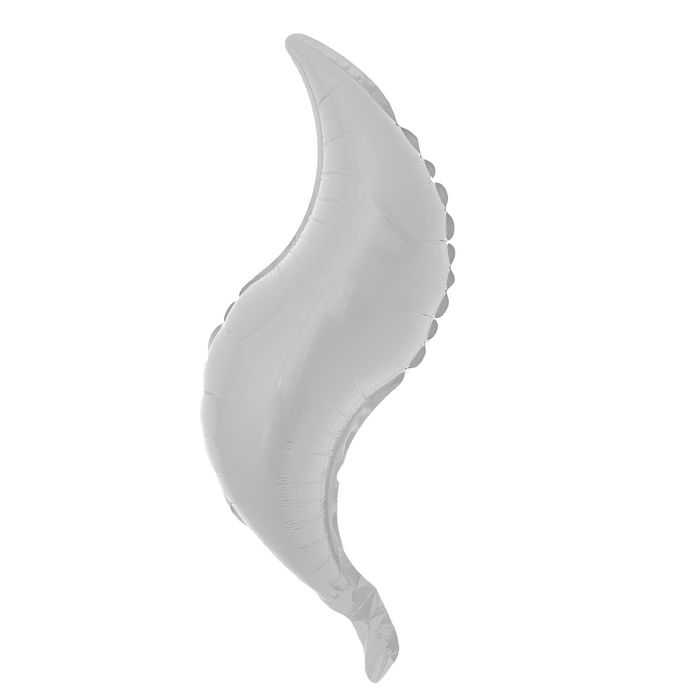 Шар фольгированный "Зигзаг" 19", металл, Silver