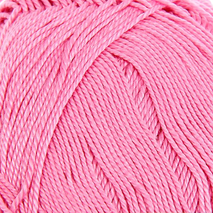 Пряжа "Miss" 100% мерсеризованный хлопок 280м/50гр (264 ярко-розовый)