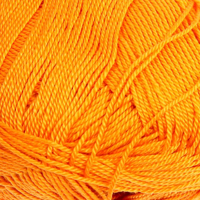 Пряжа "Miss" 100% мерсеризованный хлопок 280м/50гр (83 оранжевый)