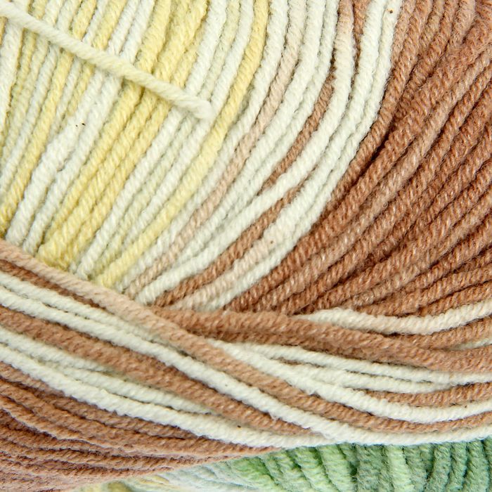 Пряжа "Cotton Gold Batik" 55% хлопок, 45% акрил, 330м/100гр (3305)