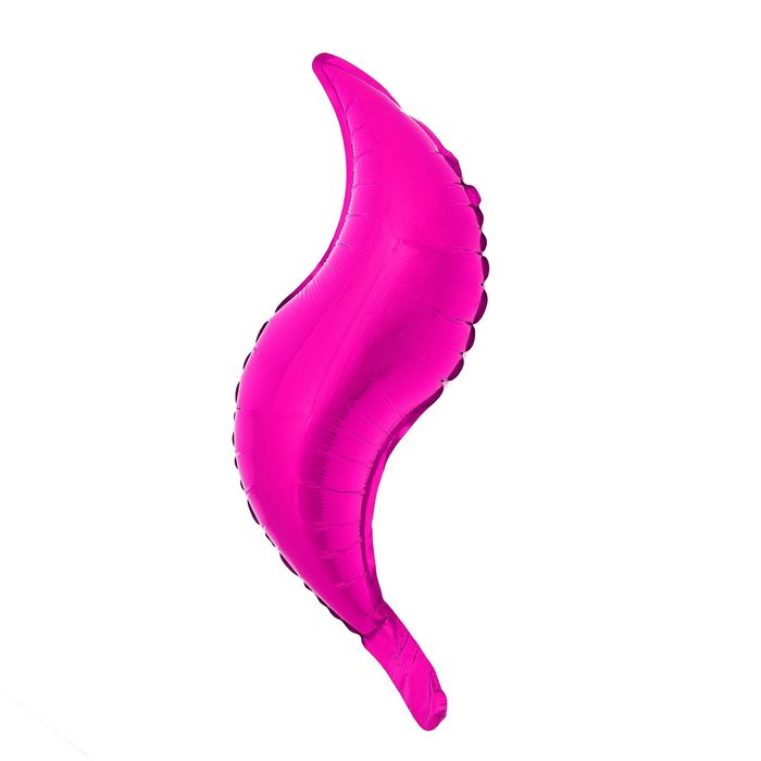 Шар фольгированный "Зигзаг", 19", металл, Fuchsia