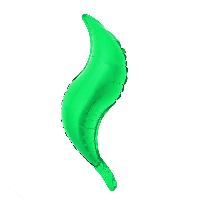 Шар фольгированный "Зигзаг", 19", металл, Green