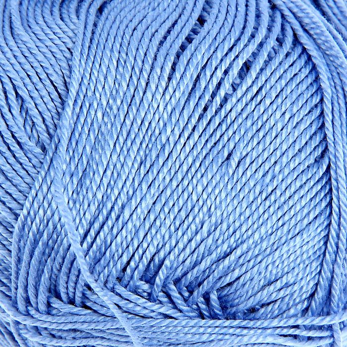Пряжа "Miss" 100% мерсеризованный хлопок 280м/50гр (303 синий электрик)