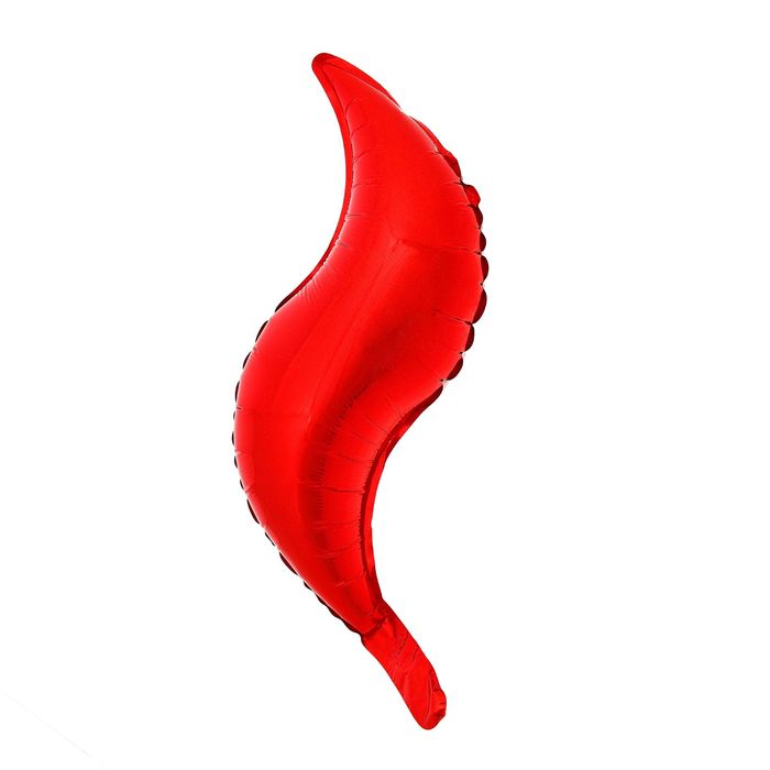 Шар фольгированный "Зигзаг", 19", металл, Red