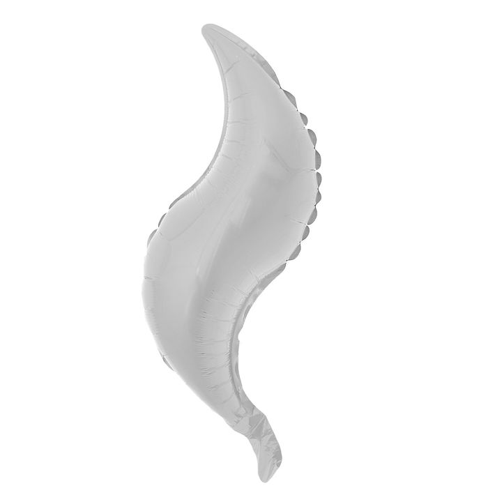 Шар фольгированный "Зигзаг", 28", металл, Silver