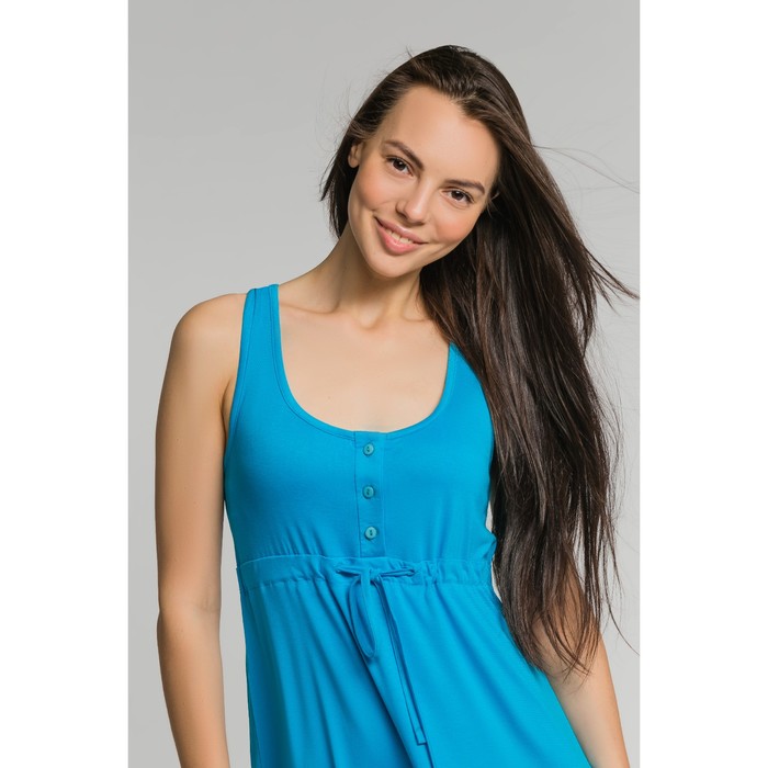 Сарафан женский, цвет бирюзовый, размер 42 (арт. М-503-10)