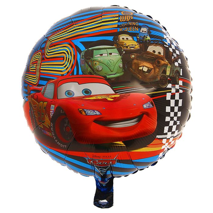 Шар фольгированный 18" Тачки2 МакКуин S60 Круг АГ