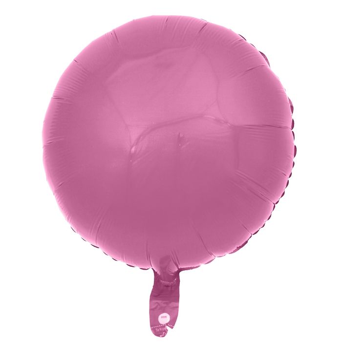 Шар фольгированный 18", круг, металл, цвет лавандовый