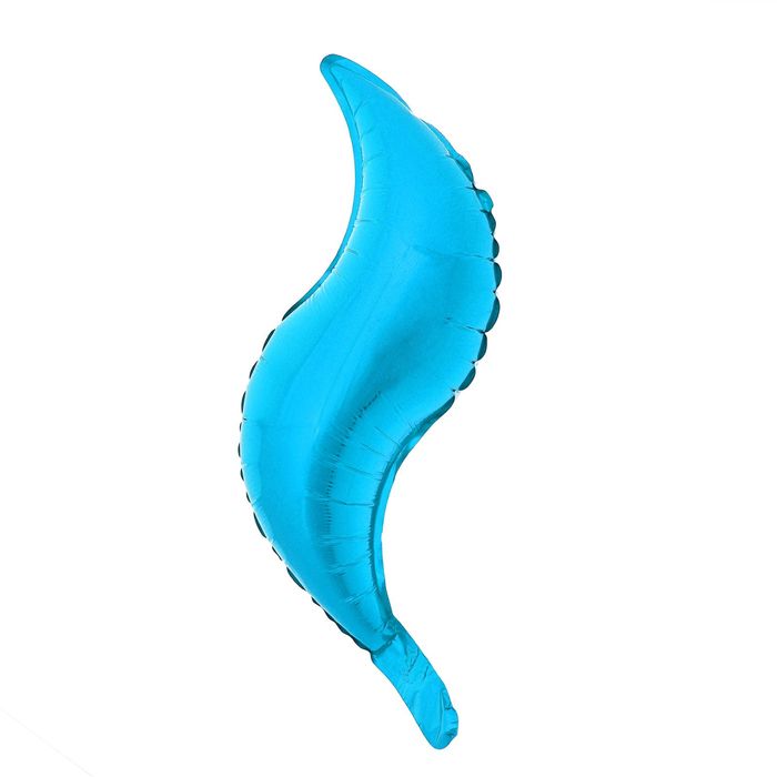 Шар фольгированный "Зигзаг", 19", металл, Blue