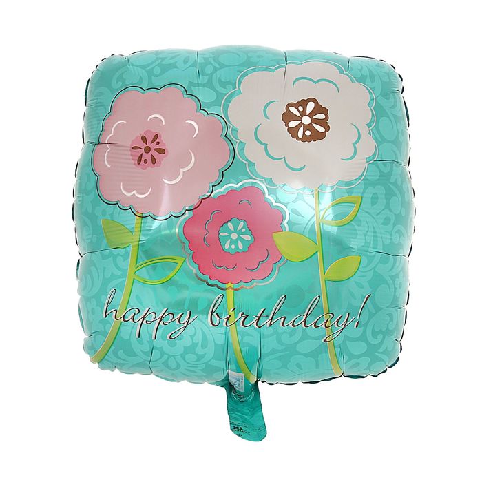 Шар фольгированный 18" "Три цветка"