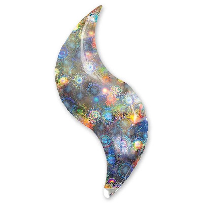 Шар фольгированный "Зигзаг", 36", блеск, Fireworks