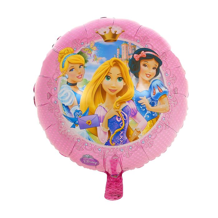 Шар фольгированный 18" HeSAVER Принцессы S60 Круг АГ