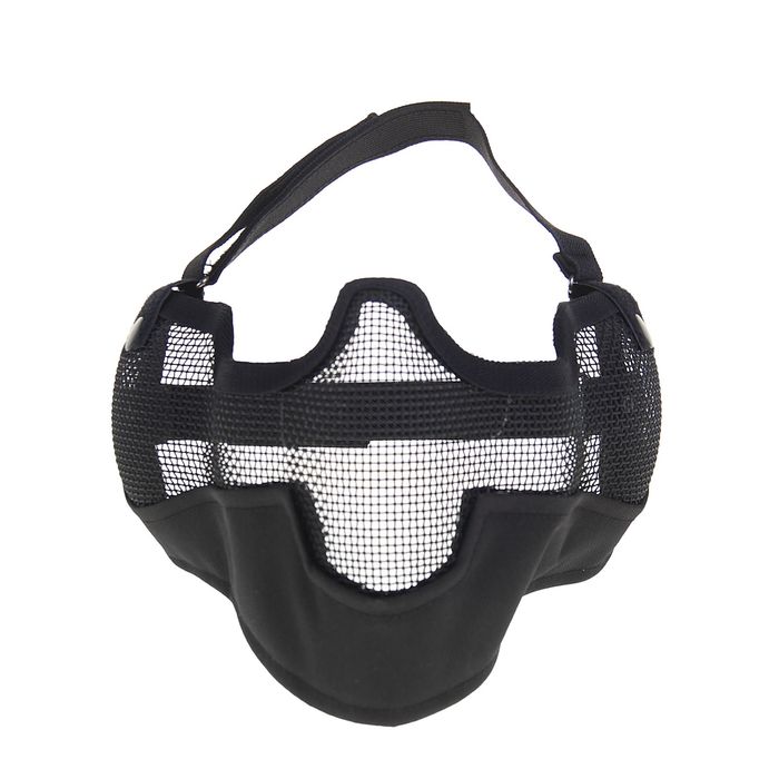 Маска для страйкбола KINGRIN V2 strike metal mesh mask (Black) MA-10-BK