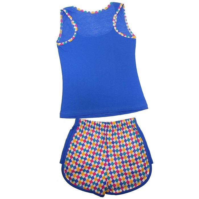 Комплект женский (майка, шорты) "Надежда", цвет микс, размер 54