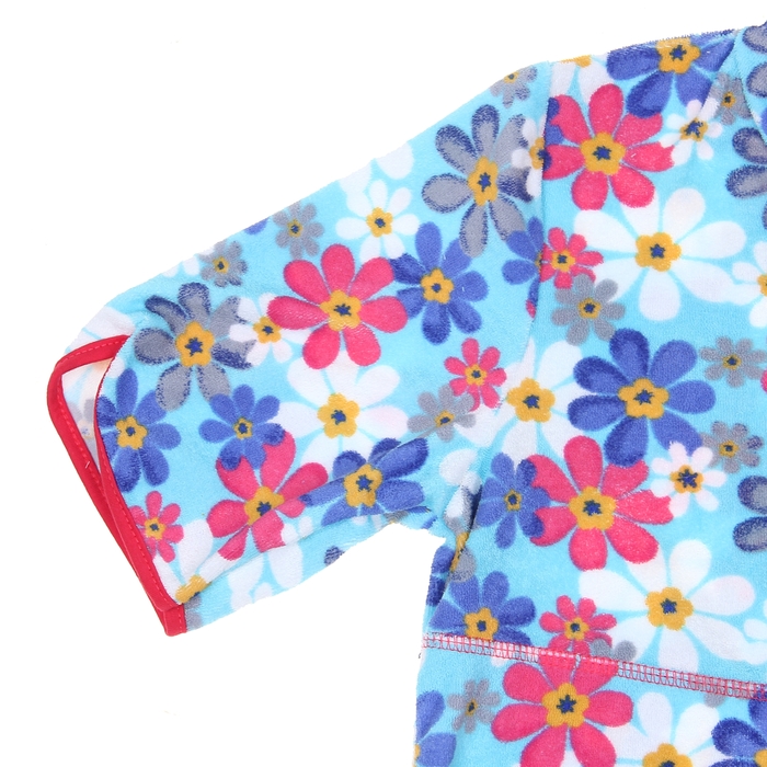 Халат женский на молнии махровый Флер МИКС р-р 44