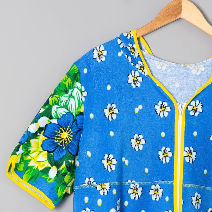 Халат женский на молнии махровый Флер МИКС р-р 44