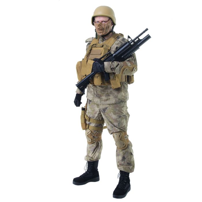 Маска для страйкбола KINGRIN M05 skull mask (Dried bone) MA-67-GG