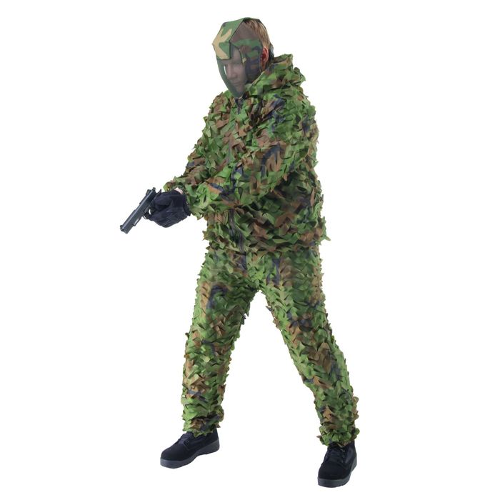 Костюм для страйкбола Leaflike Camouflage Uniform Woodland UN-12-WL